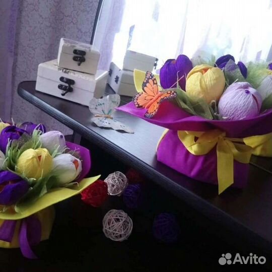 Букеты из конфет на заказ