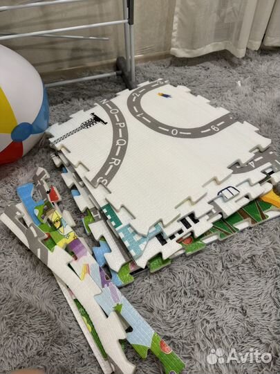 Детский коврик пазл бу