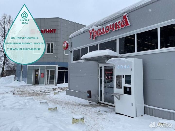 Готовый бизнес франшиза автоматов с питьевой водой