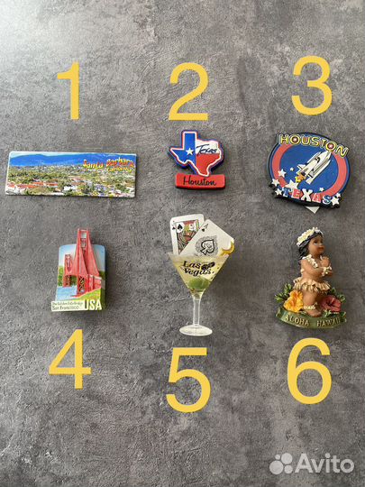 Магниты из Америки, Японии