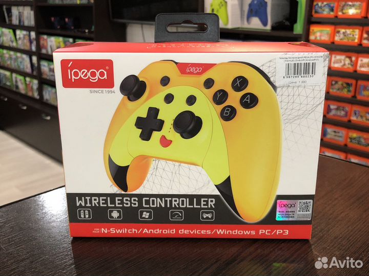 Геймпады iPega для Nintendo Switch PC PS Android