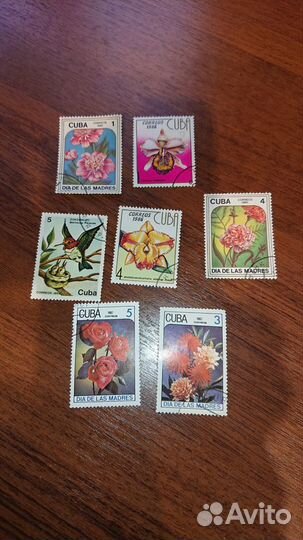 Почтовые марки кубы