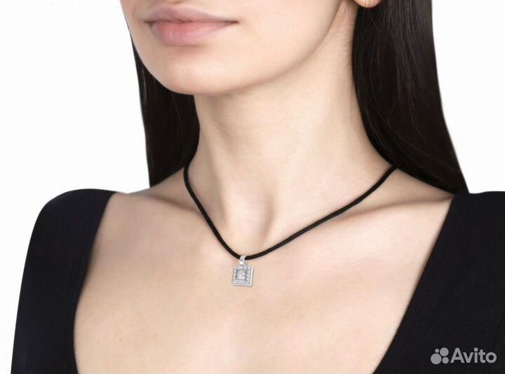 Золотой кулон Chopard Happy Diamonds