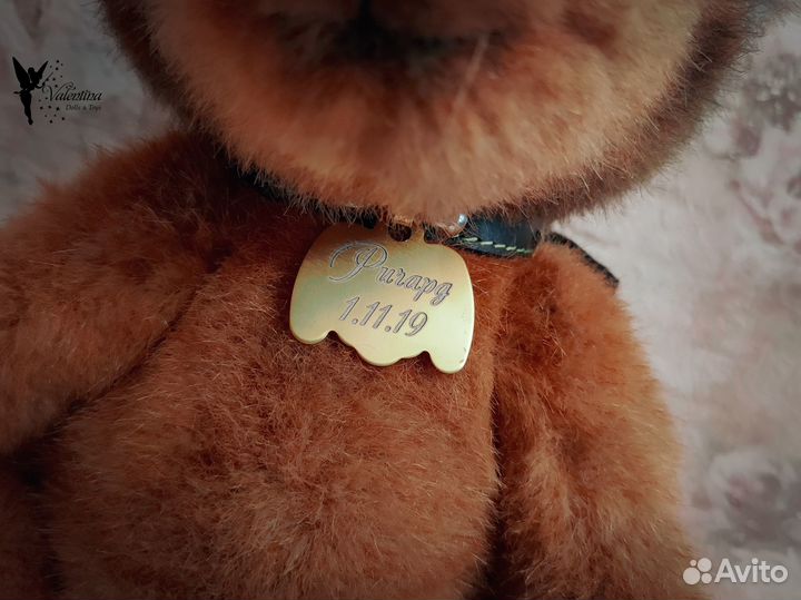 Хаски в стиле Тедди,игрушка hand made