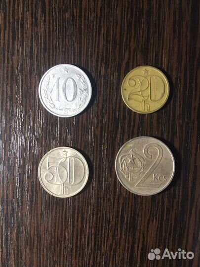 013 Монеты Чехии и Чехословакии