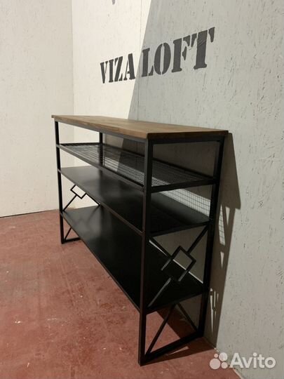 Подставка для обуви, обувница лофт