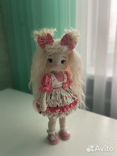Кукла вязаная ручная работа
