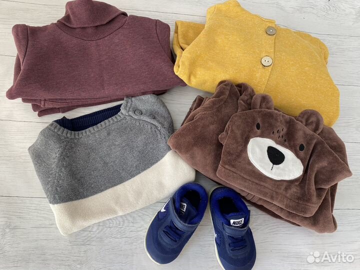 Пакет вещей на мальчика 80 86