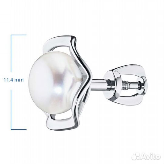 Серьги пусеты Ювелирочка intalia