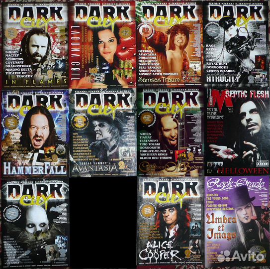Журналы Dark City и много постеров