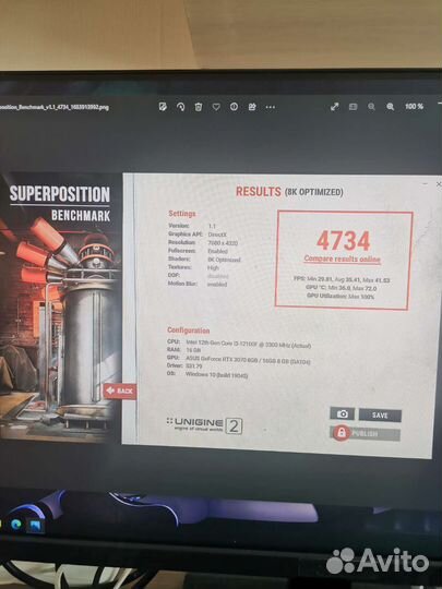 Видеокарта rtx 3070 asus taf gaming