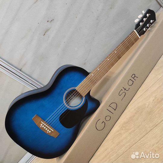 Гитара новая акустическая с широким грифом