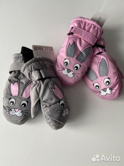 Зимние варежки краги