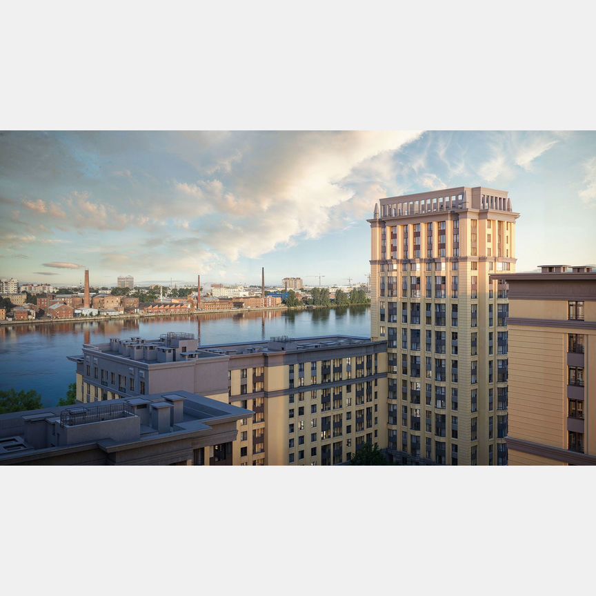3-к. квартира, 86,4 м², 7/14 эт.