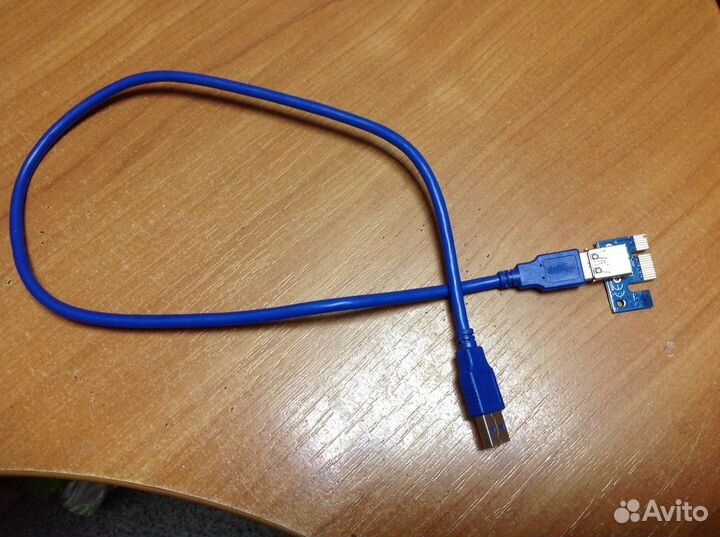 Адаптер-переходник с PCI-e X1 на USB 3.0, OEM