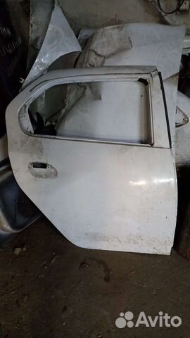 Дверь renault logan