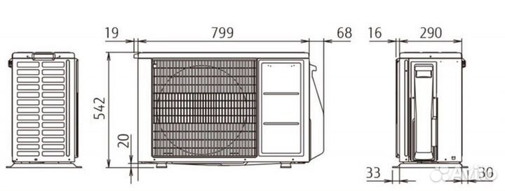 Fujitsu aoyg14kbta2 внешний блок