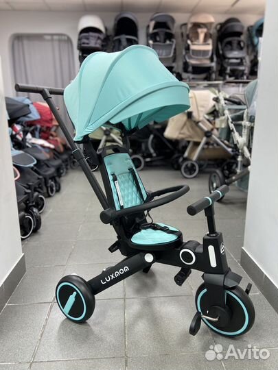 Велосипед трехколёсный складной luxmom 368