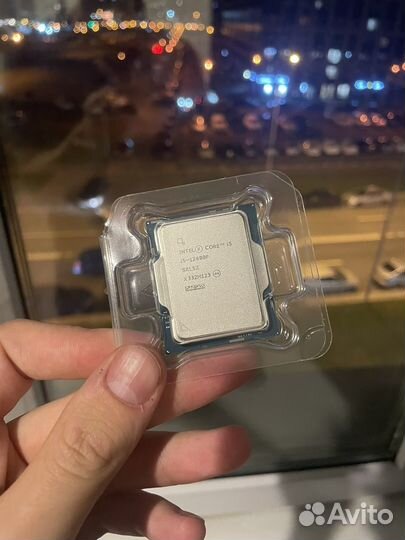 Процессор intel core i5 12400f новый