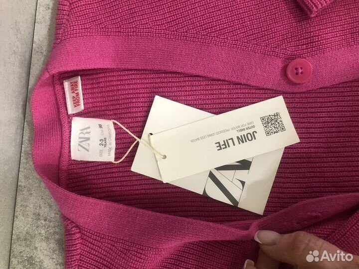Кардиган zara для девочки