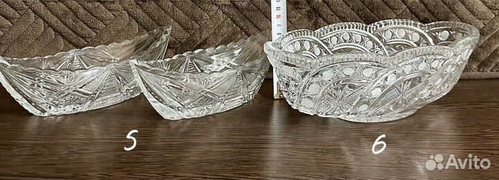 Хрустальная посуда СССР