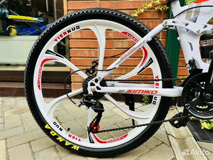 Велосипед горный новый литьё складной 26