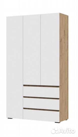 Шкаф Хелен шк 06 крафт/белый