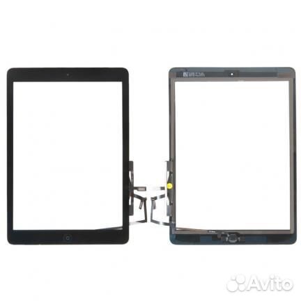 Тачскрин с кнопкой Home и клейкой лентой для Apple