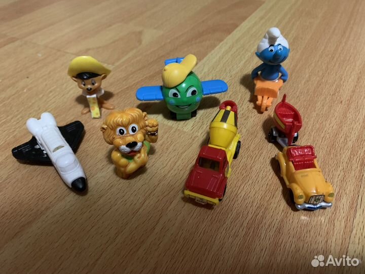 Киндер-Сюрприз Машинки, Смурфики, Самолеты