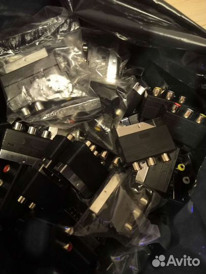 Тюльпаны провода, hdmi, Скарт-тюльпан