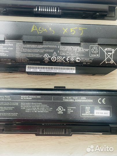 Аккумулятор для ноутбука asus,acer,toshiba