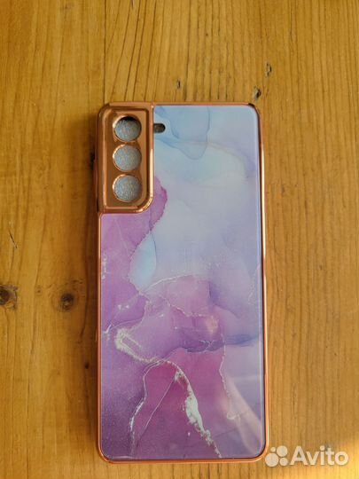 Чехол samsung galaxy s21 +защитное стекло