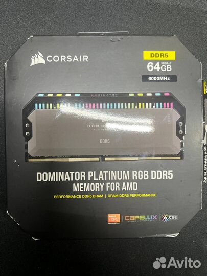 Оперативная память corsair dominator platinum RGB