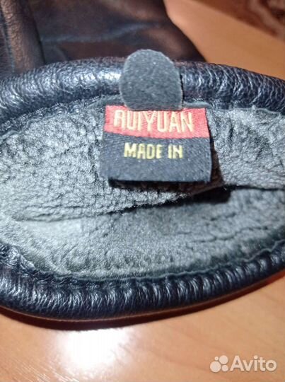 Мужские кожаные перчатки