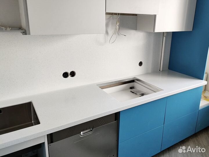 Столешница и фартук для кухни из камня Grandex м2