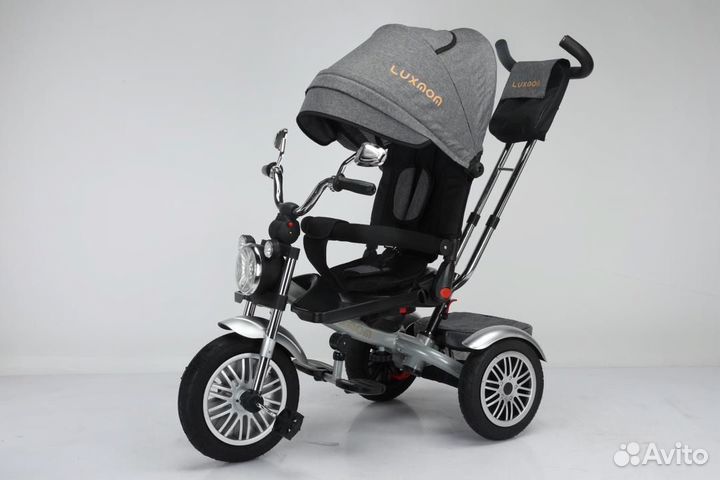 Детский велосипед с ручкой новый