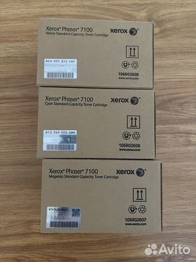 Картриджи 106R02608, 106R02606, 106R02607