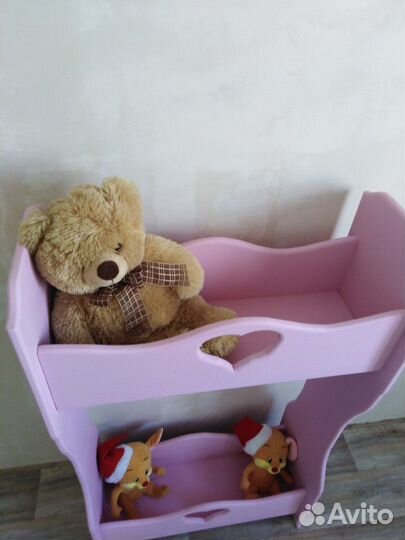 Вешалка с полкой