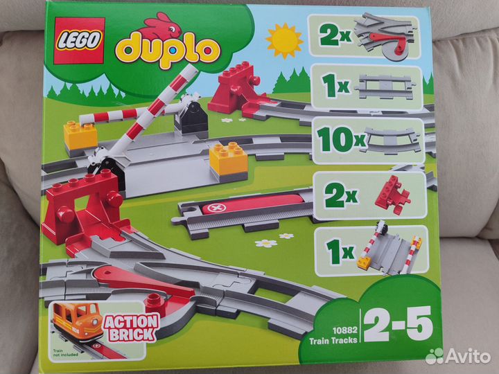 Lego duplo 10882 Рельсы