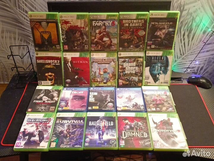 Игры на xbox 360 и ps4 (лицензия)