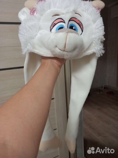 Шапка детская с завязками