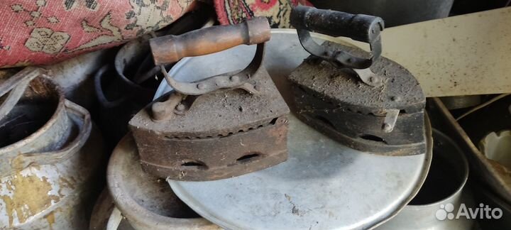 Фляга алюминиевая 40,медь изделия утюги