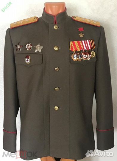 Форма (китель фуражка брюки) генерал ркка обр.1943