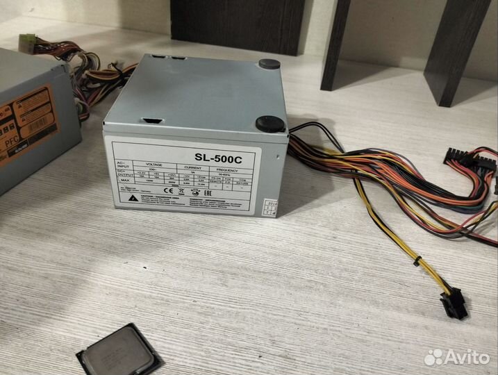 Блок питания и процессор