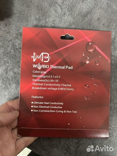 Термопрокладка wovibo 120 мм x 120 мм