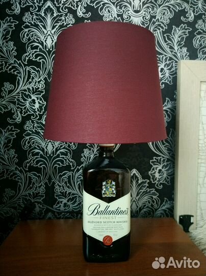 Светильник абажур из бутылки