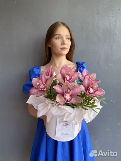 Орхидеи В Коробке с Доставкой