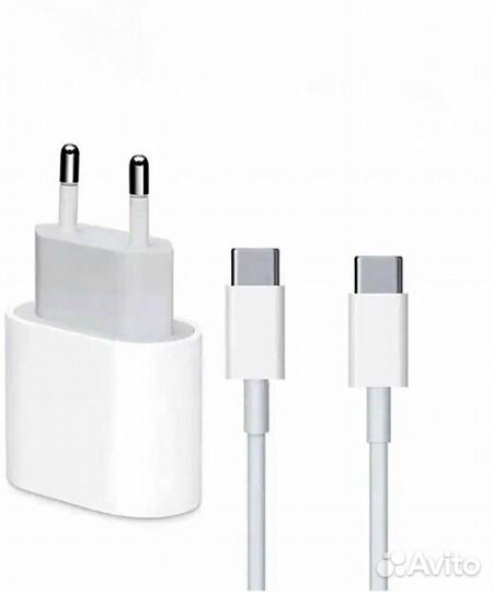 Сетевое зу Type-C - Type-C 20W для iPhone 15