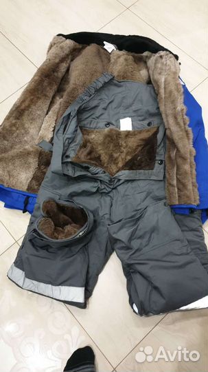 Защитный костюм из натуральной овчины