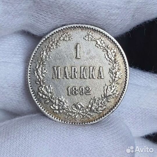 Русская Финляндия 1 марка 1892